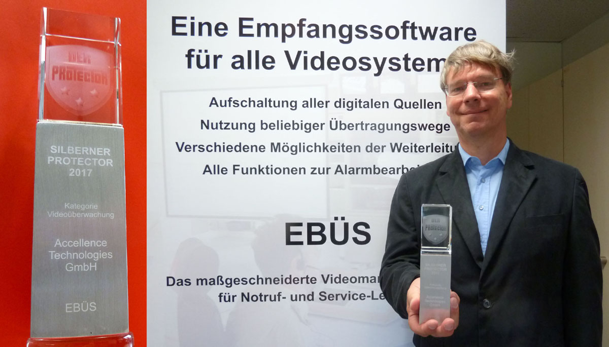 EBÜS gewinnt PROTECTOR Award 2017 im Bereich Video